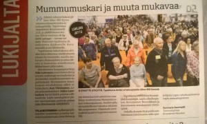 Rovaniemen Neuvokkaan toiminnanjohtaja Suvimaria Saarenpää kirjoitti Sykettä syksyyn -tapahtumasta Uusi Rovaniemi -lehteen 29.8.2015